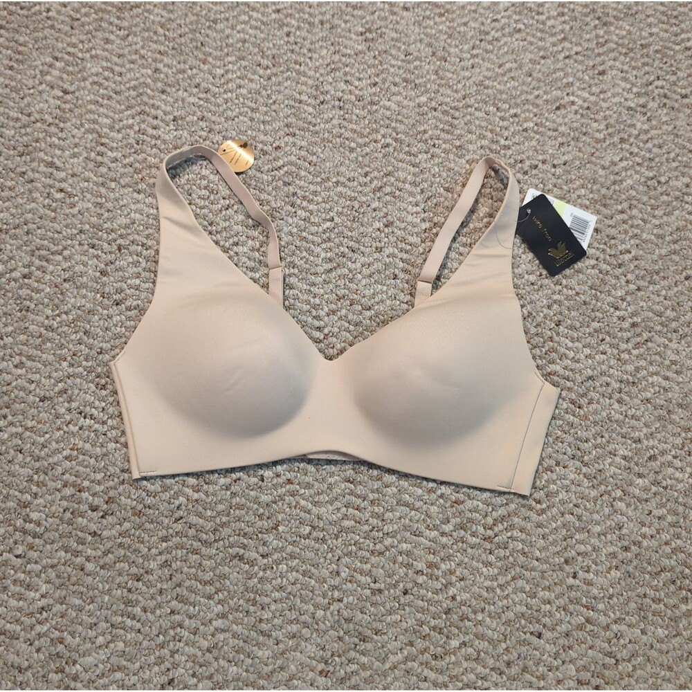 Wacoal Flawless Ultimate Comfort  T Shirt Bra M B/C Beige Wireless Lined